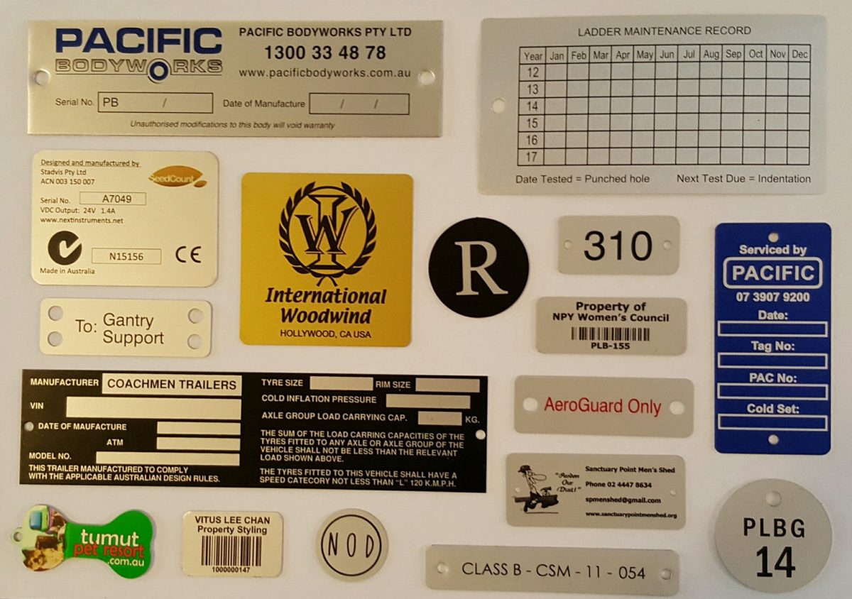 ANODISED ALUMINIUM - METAL TAGS & LABELS